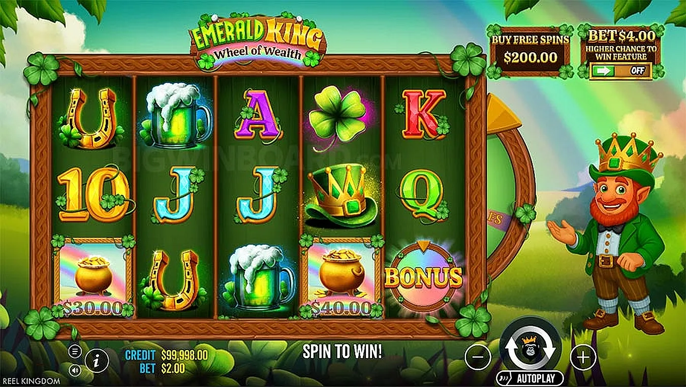 Emerald King - Wheel of Wealth